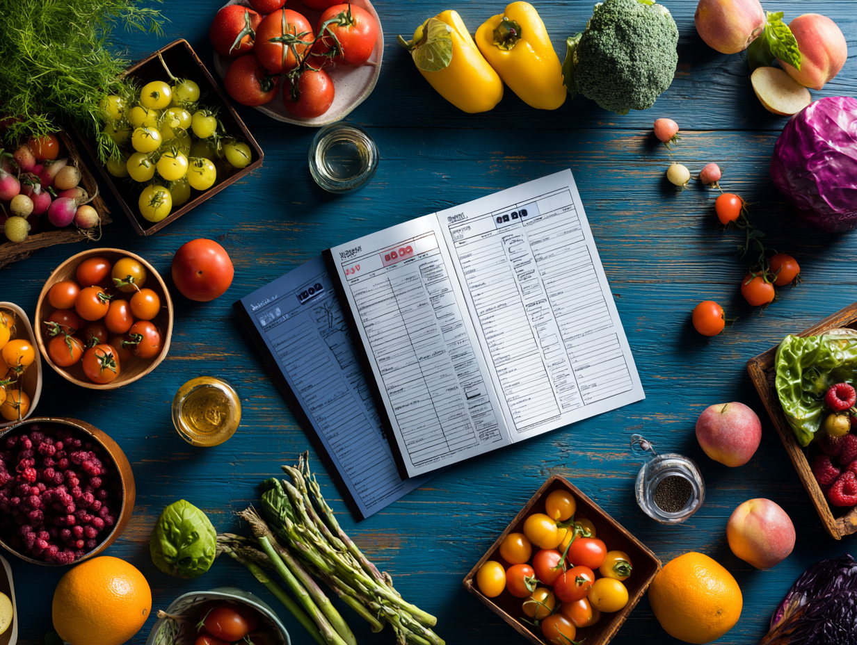 Skupina lidí různého věku si společně užívá zdravou stravu